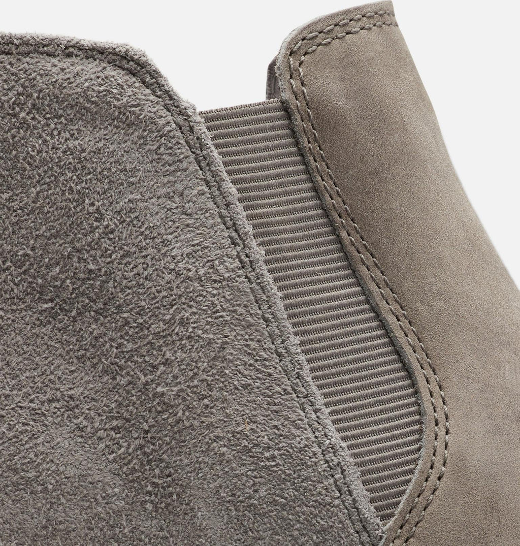 Women's Evie™ Pull-On Suede Bootie - Quarry, Gum 2