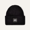 Women's Chunky Rib Beanie - BLACK