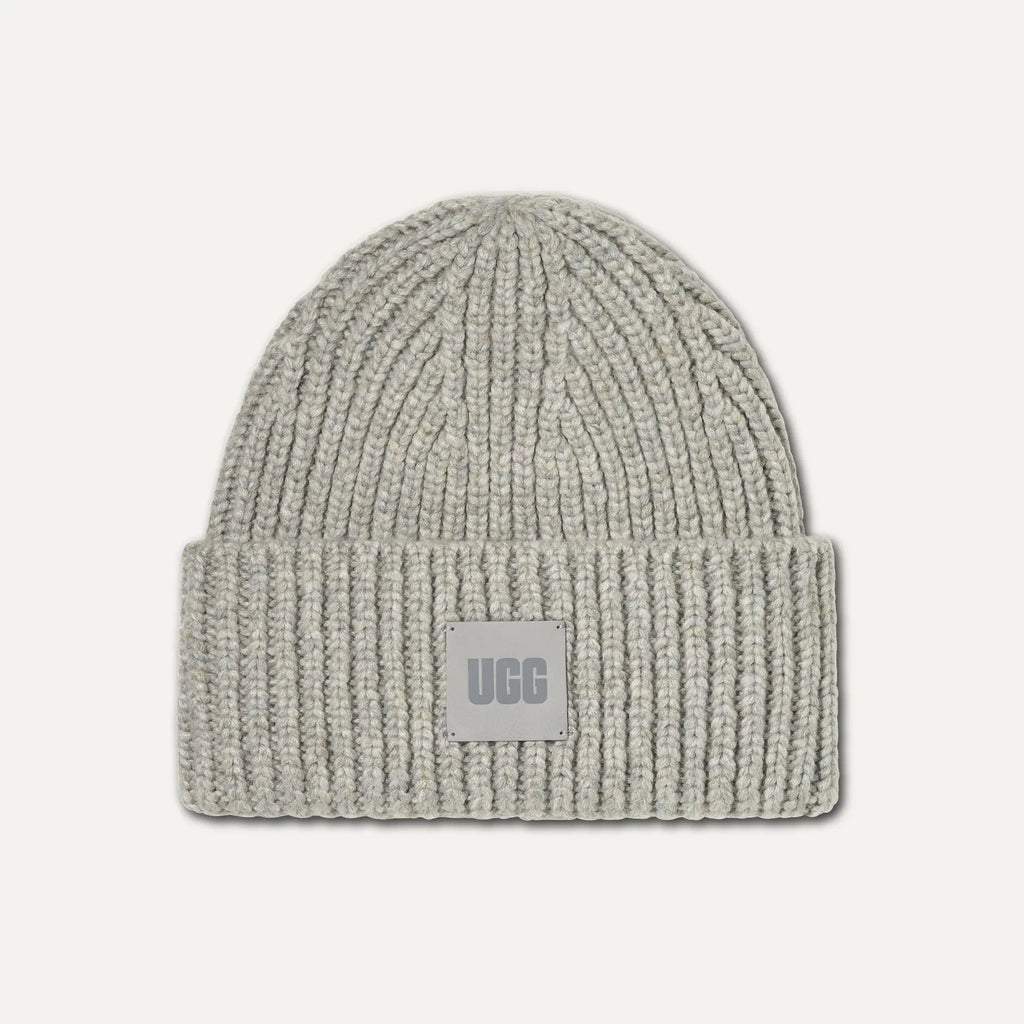 Women's Chunky Rib Beanie - COBBLE
