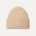 Women's Chunky Rib Beanie - CREAM