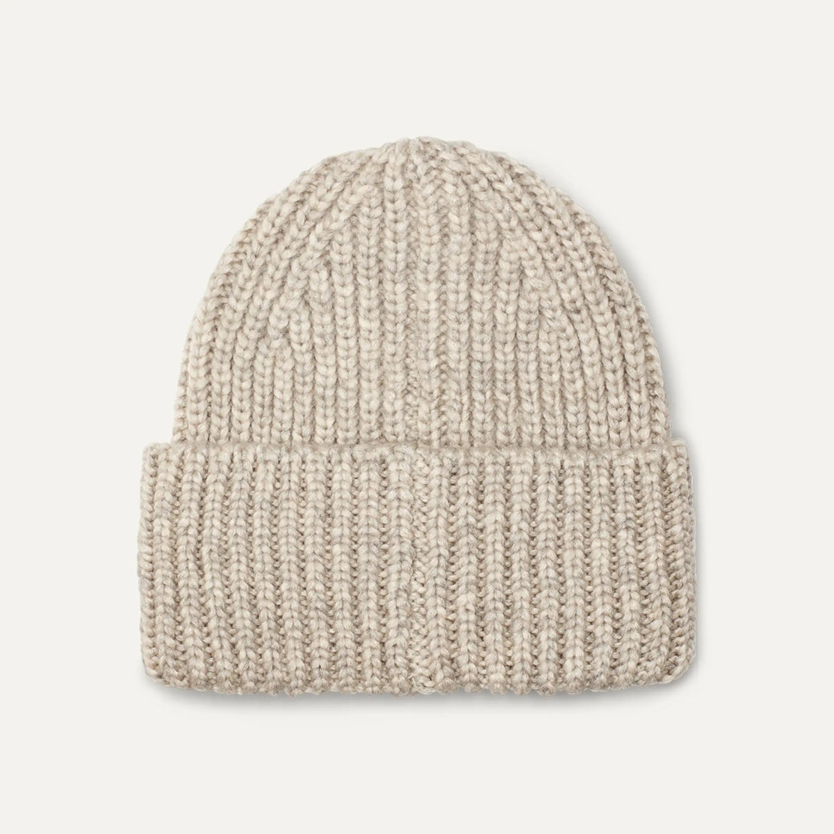 Women's Chunky Rib Beanie - LIGHT GREY