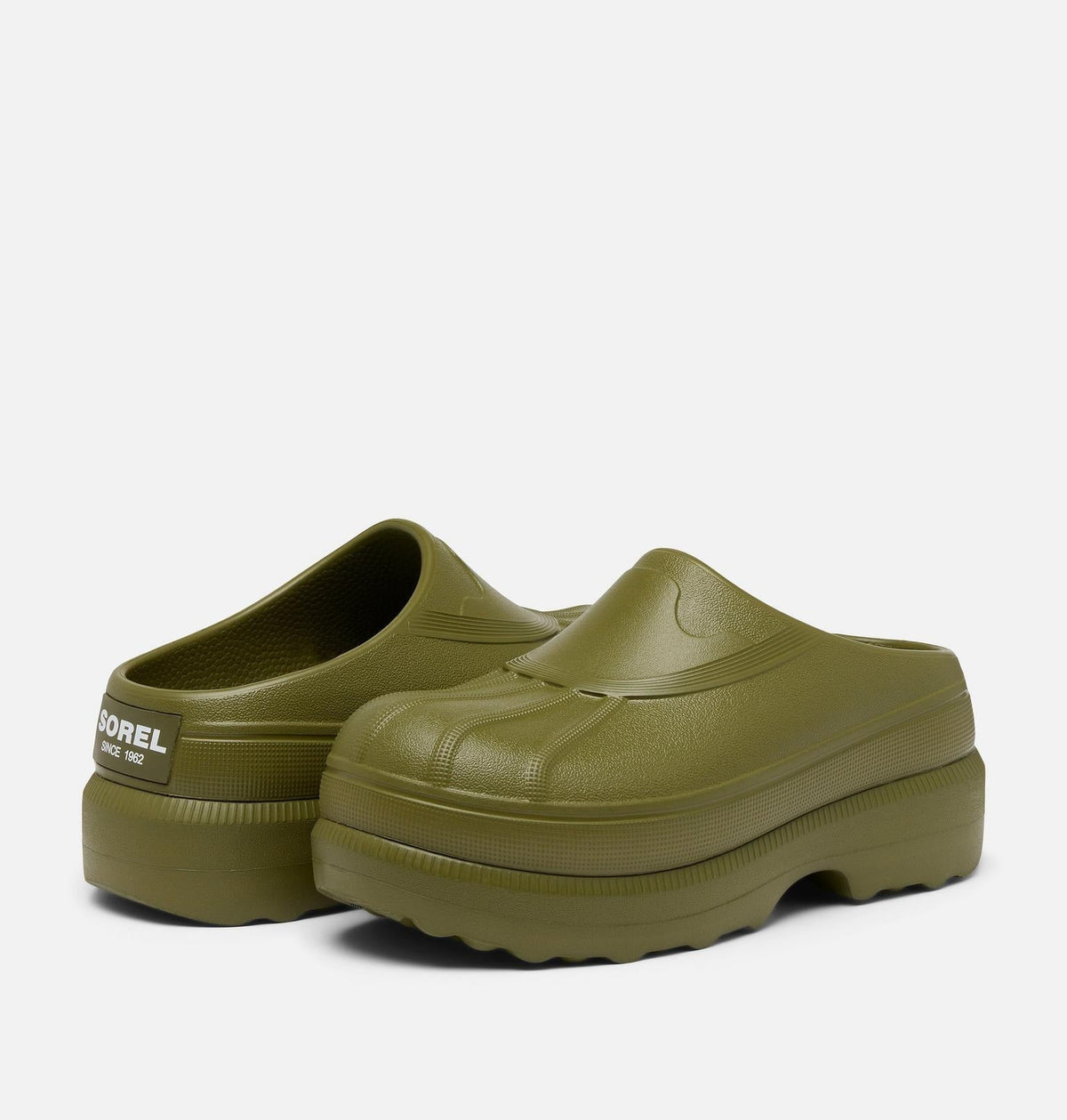 Caribou™ Clog Women's Shoe - Utility Green, Sea Salt