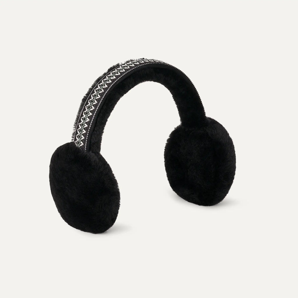Women's Tasman Sheepskin Earmuff - BLACK II