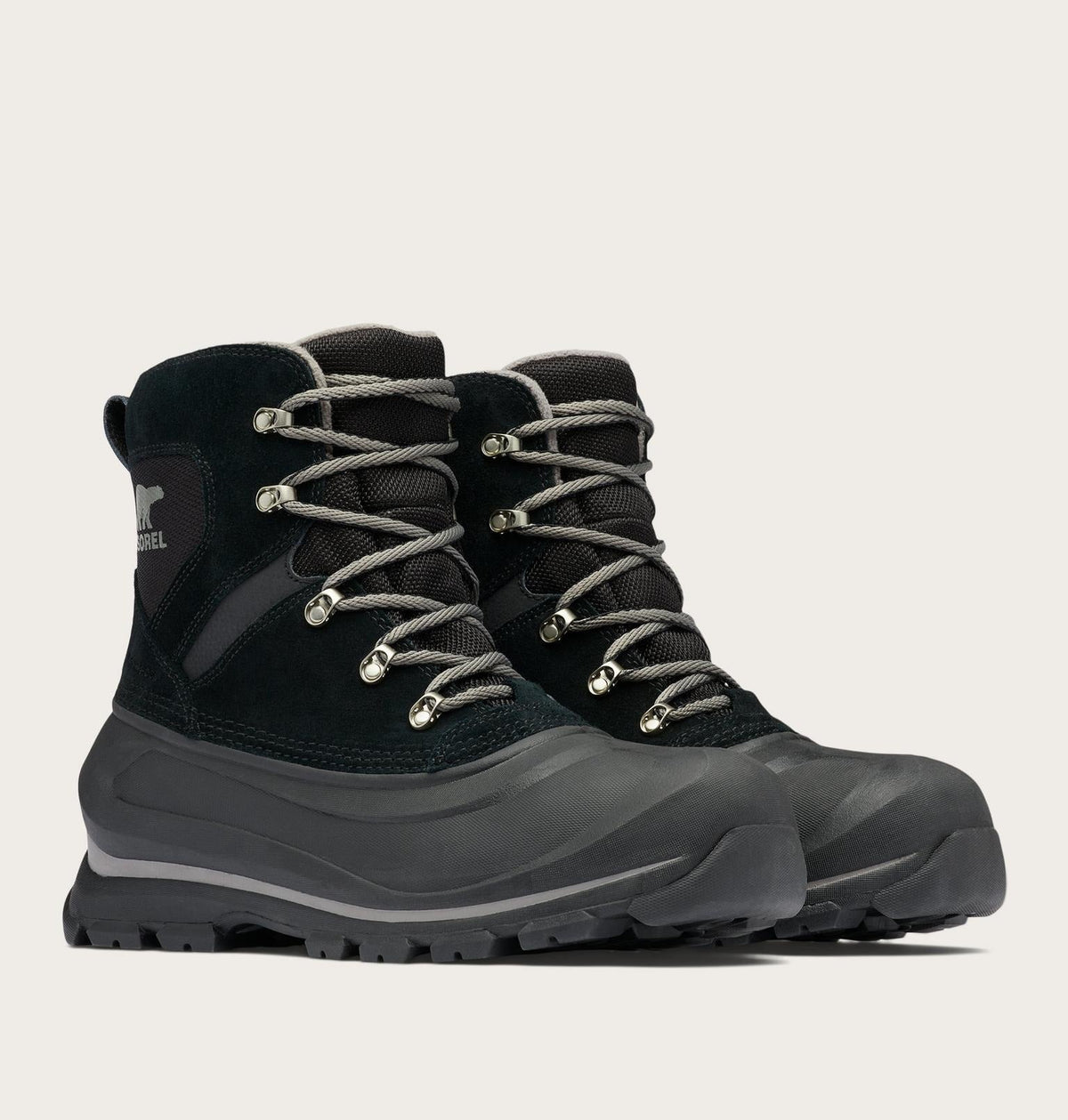 BUXTON™ Lace Men's Waterproof Boot - Black, Quarry