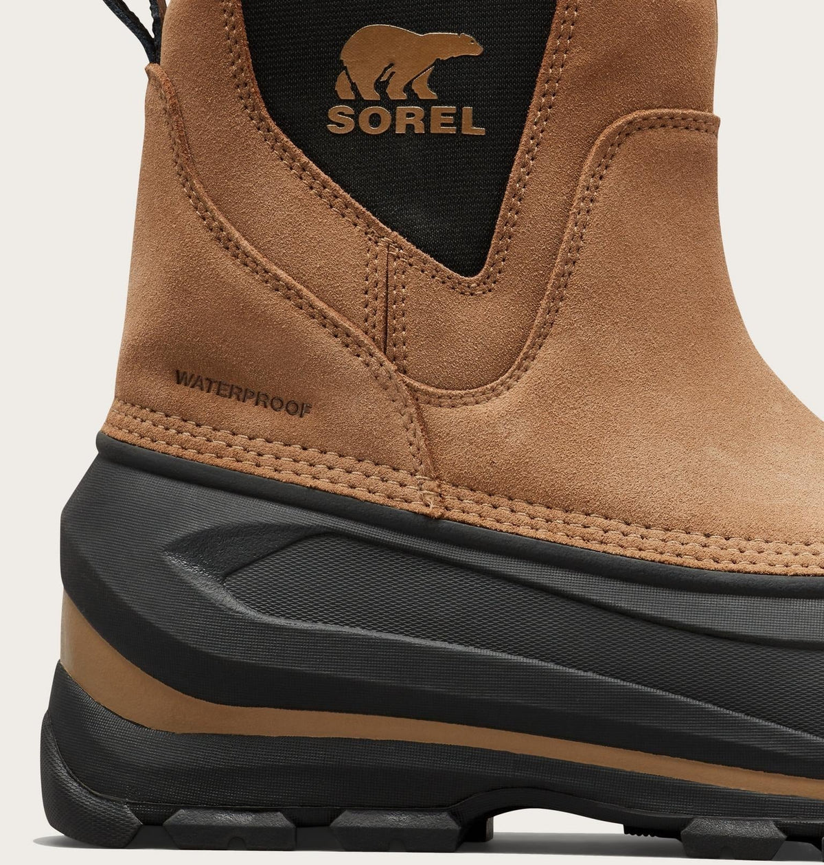 BUXTON™ Pull On Men's Waterproof Boot - Delta, Black