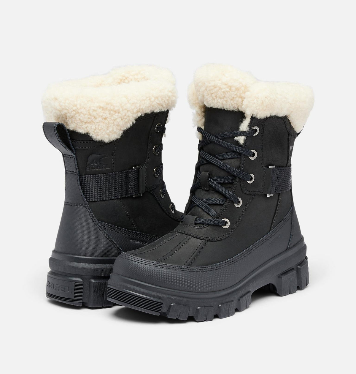 TIVOLI™ V Parc Women's Waterproof Boot - Black, Sea Salt