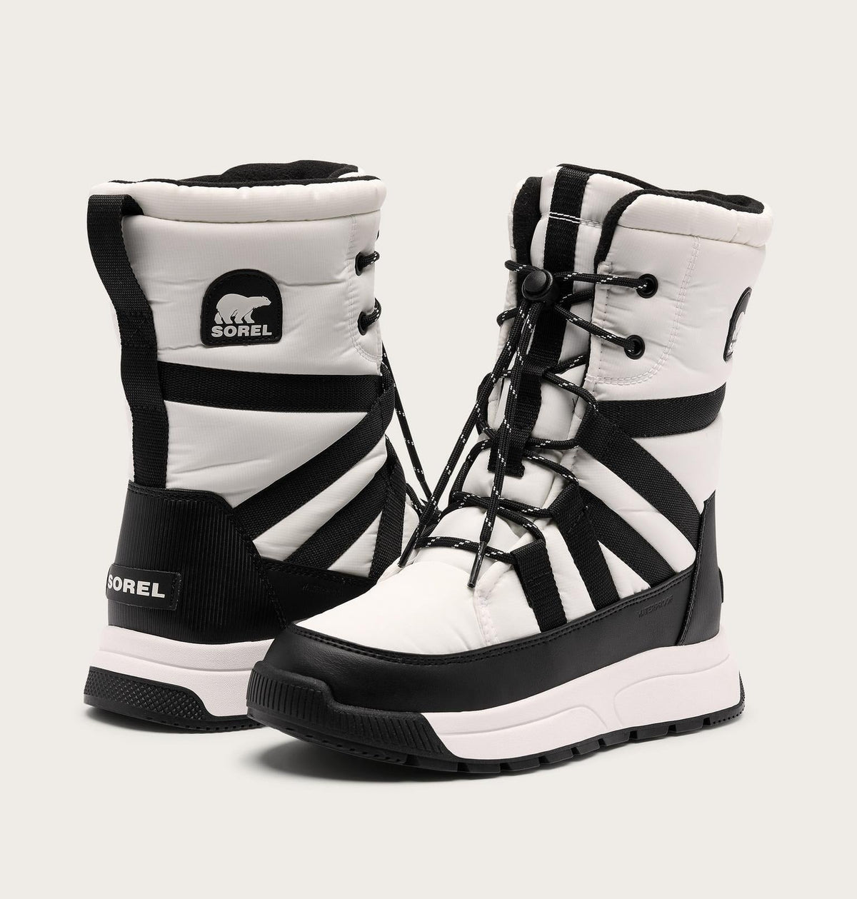 Whitney™ III Tall Women's Winter Boot - Sea Salt, Black