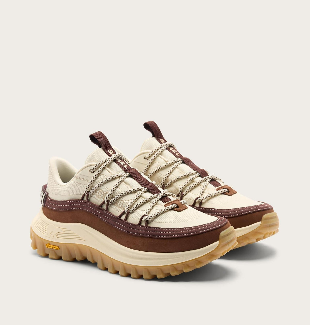 Callsign Horizon™ Low GTX Women's Waterproof Sneaker - Snow, Dark Auburn