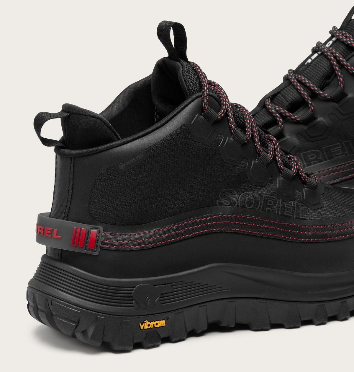 CALLSIGN HORIZON™ MID GTX Men's Waterproof Sneaker - Black, Bright Red