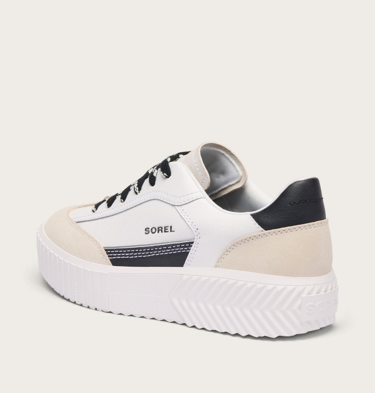Ona Ave™ T-Toe Women's Sneaker - Sea Salt, Black