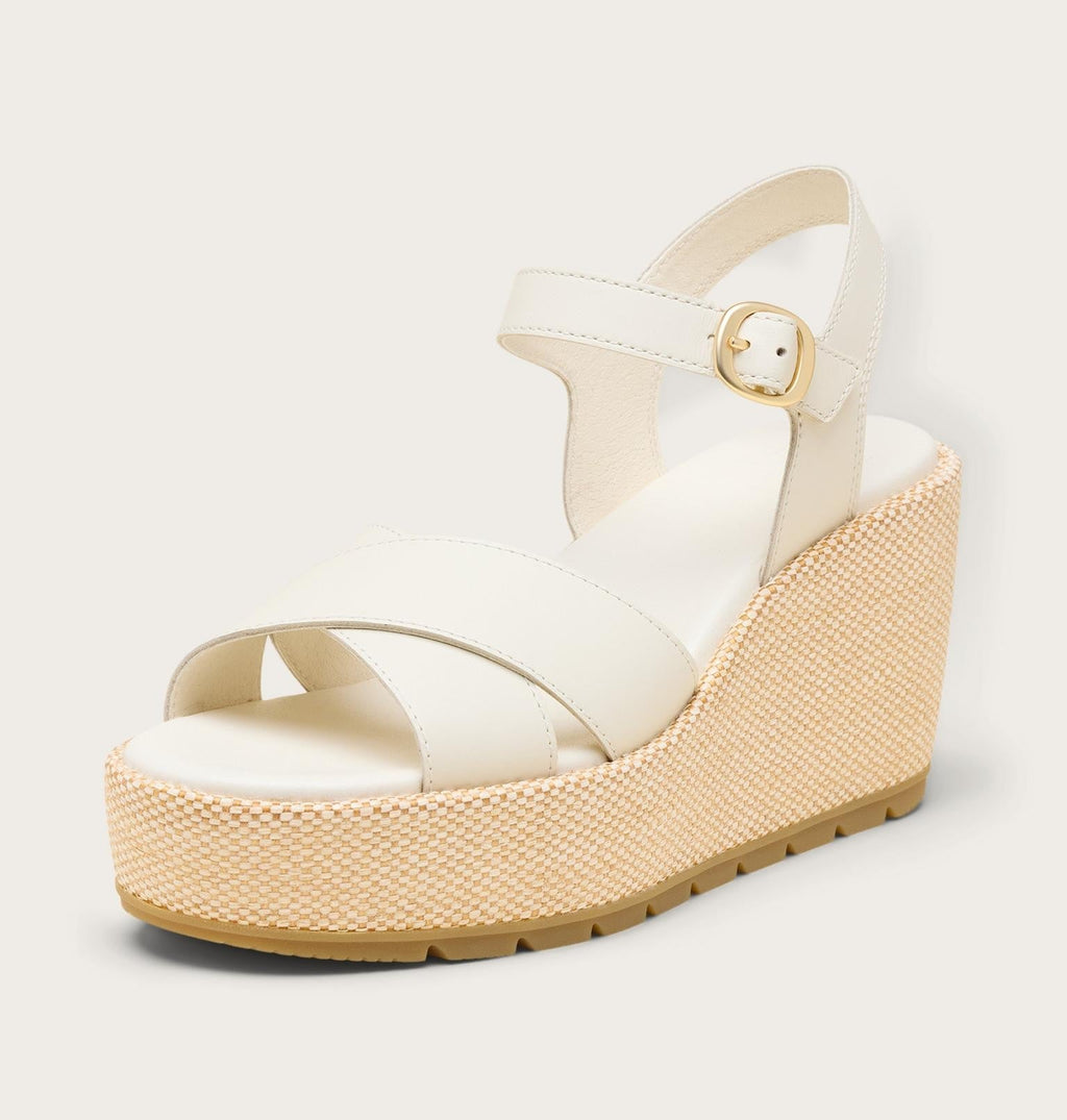 Sunpeak™ Wedge Ankle Strap Women's Sandal - Chalk, Gum 16