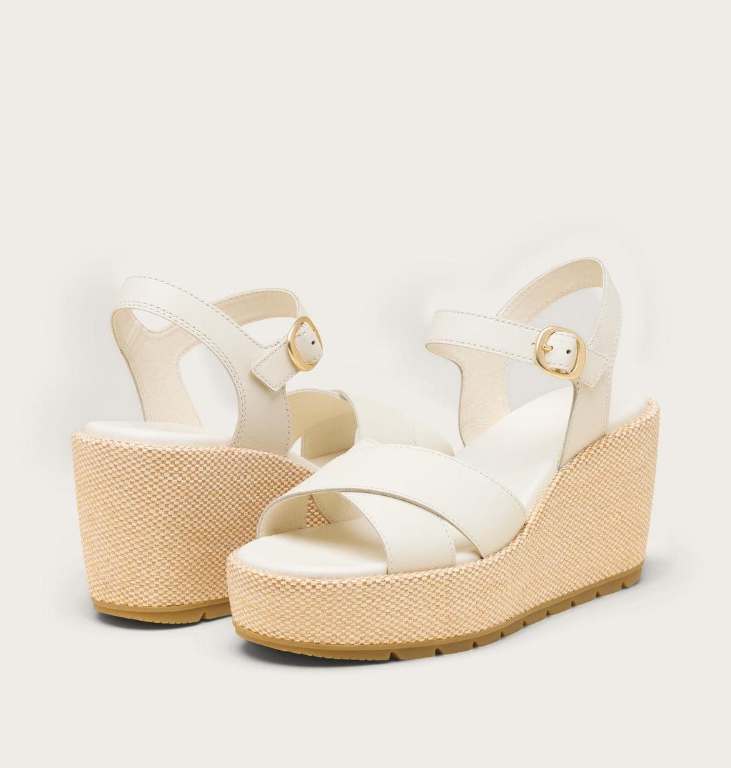 Sunpeak™ Wedge Ankle Strap Women's Sandal - Chalk, Gum 16
