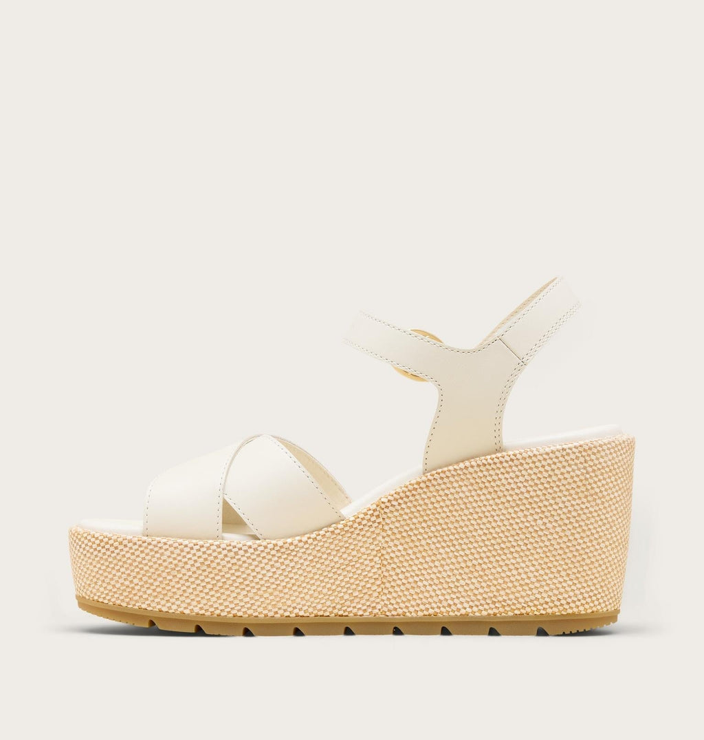 Sunpeak™ Wedge Ankle Strap Women's Sandal - Chalk, Gum 16