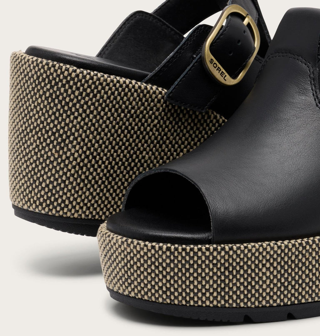 Sunpeak™ Wedge Slide Women's Sandal - Black, Natural