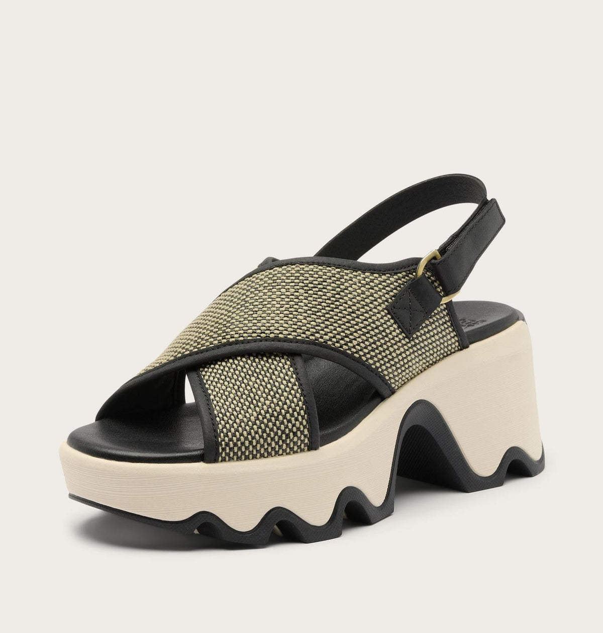 Kinetic™ Aura Slingback TXT Women's Sandal - Black, Bleached Ceramic