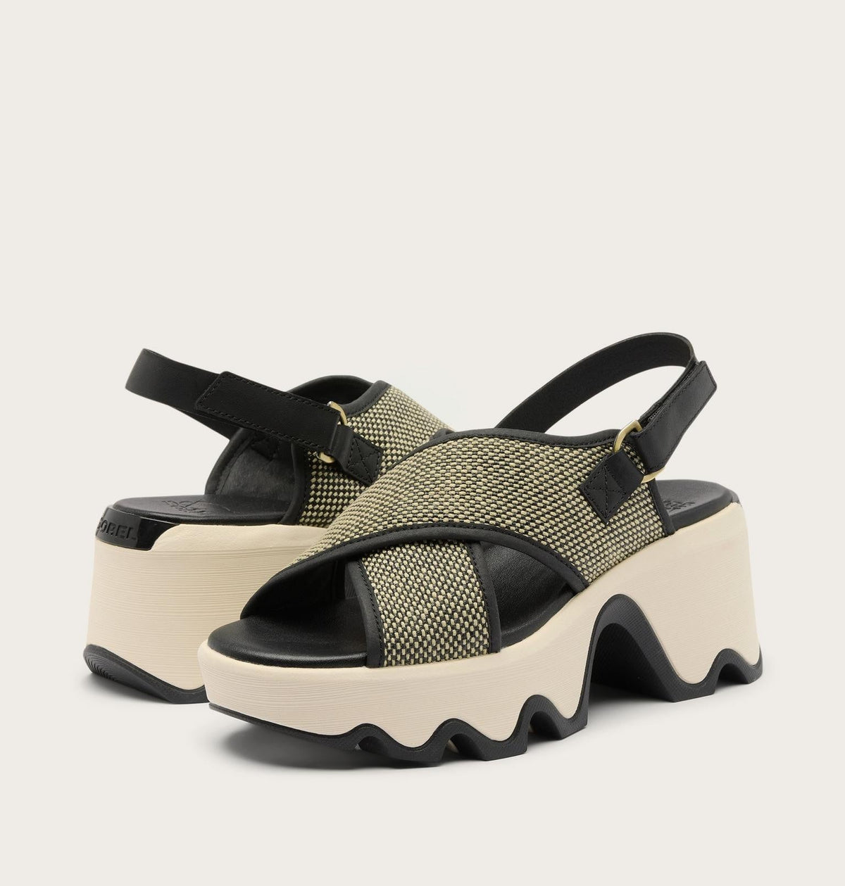 Kinetic™ Aura Slingback TXT Women's Sandal - Black, Bleached Ceramic