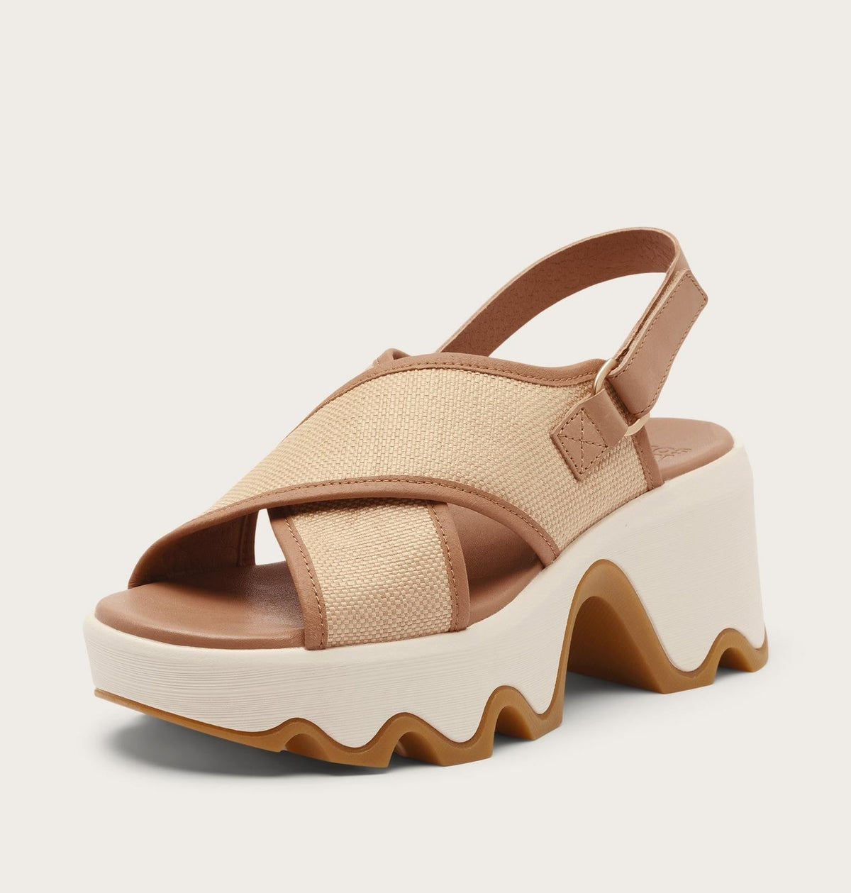 Kinetic™ Aura Slingback TXT Women's Sandal - Honest Beige, Gum 16