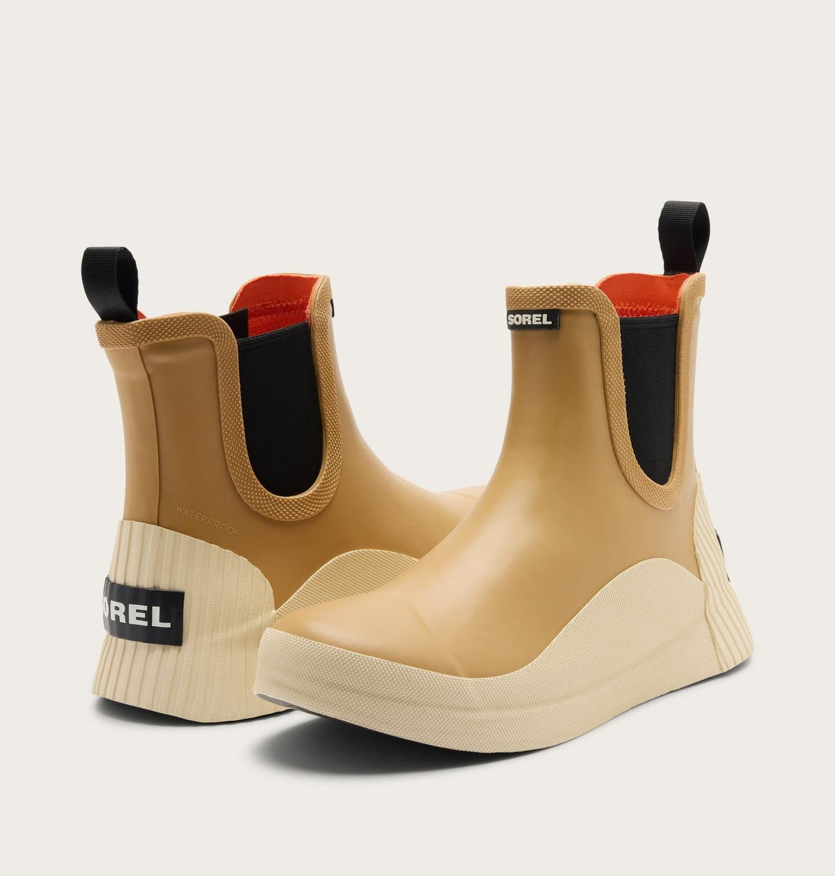 Out N About™ IV Chelsea Rain Women's Waterproof Boot - Curry, Honey White