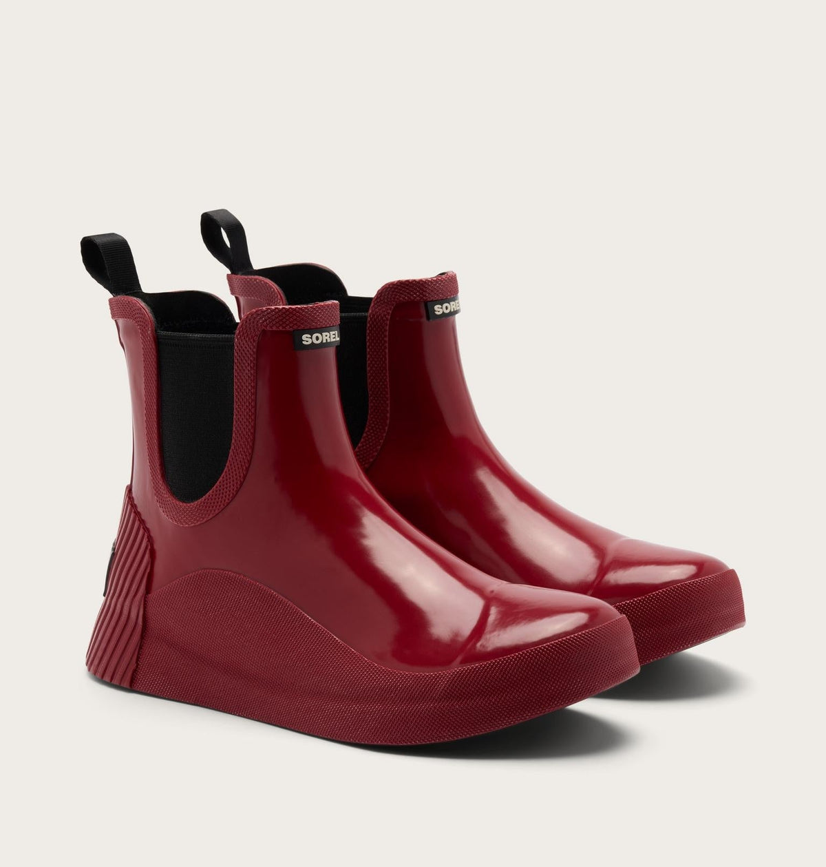 Out N About™ IV Chelsea Rain Women's Waterproof Boot - Red Dahlia, Black