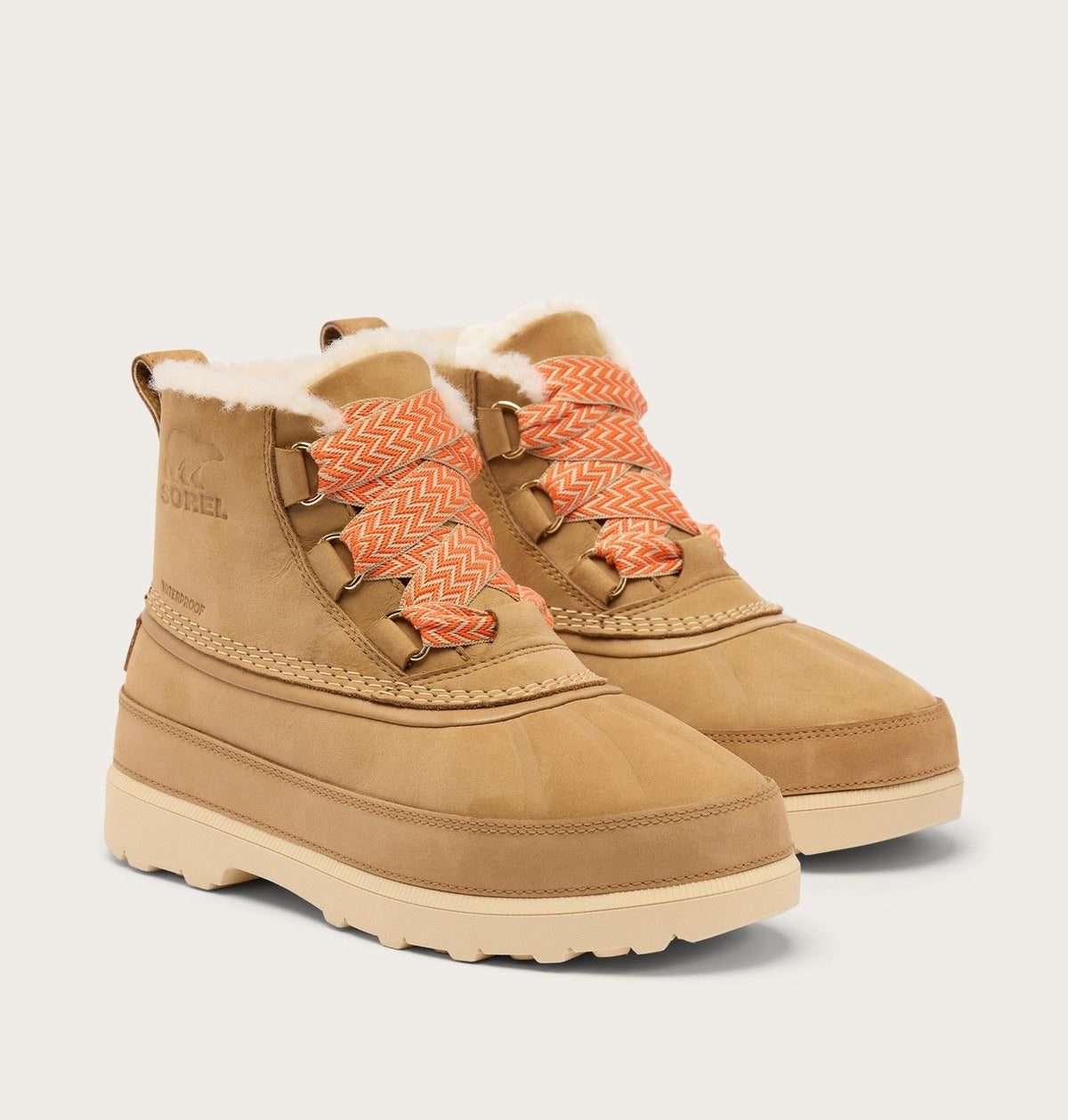 Ambler™ Fireside Chukka Women's Waterproof Boot - Caribou Buff, Caribou Beige