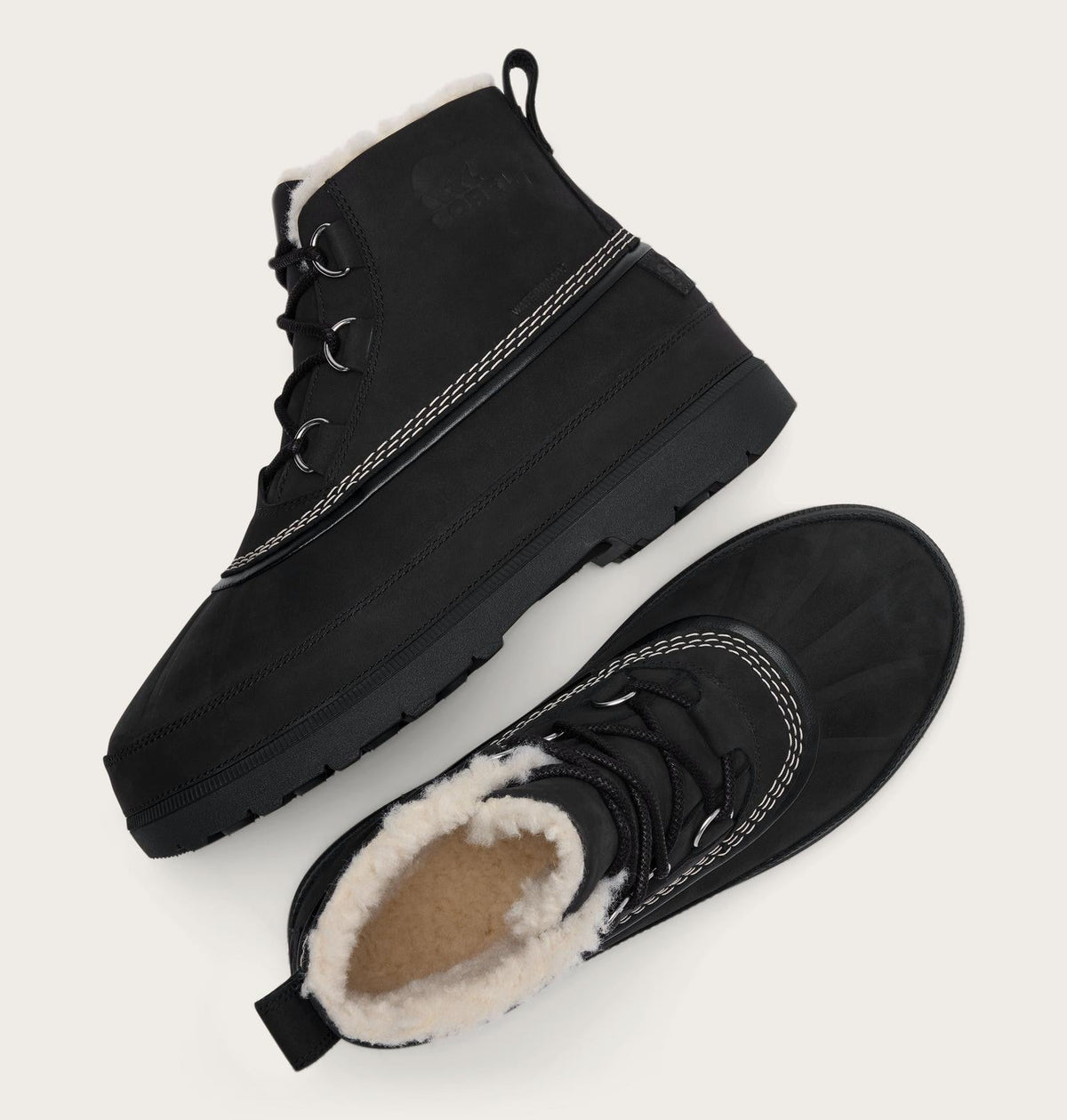 Ambler™ Fireside Chukka Men's Waterproof Boot - Black, Dark Stone
