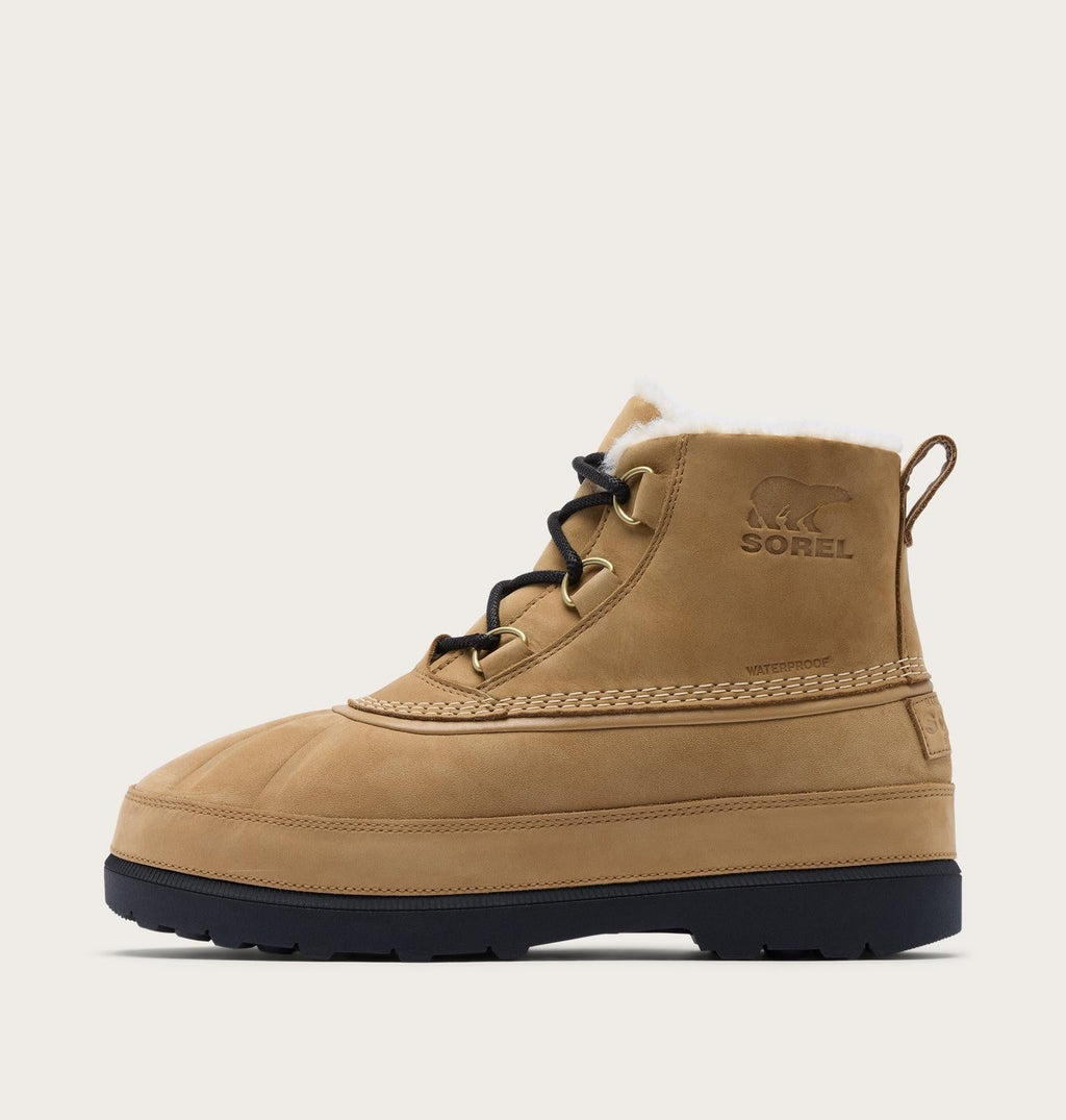 Ambler™ Fireside Chukka Men's Waterproof Boot - Caribou Buff, Black