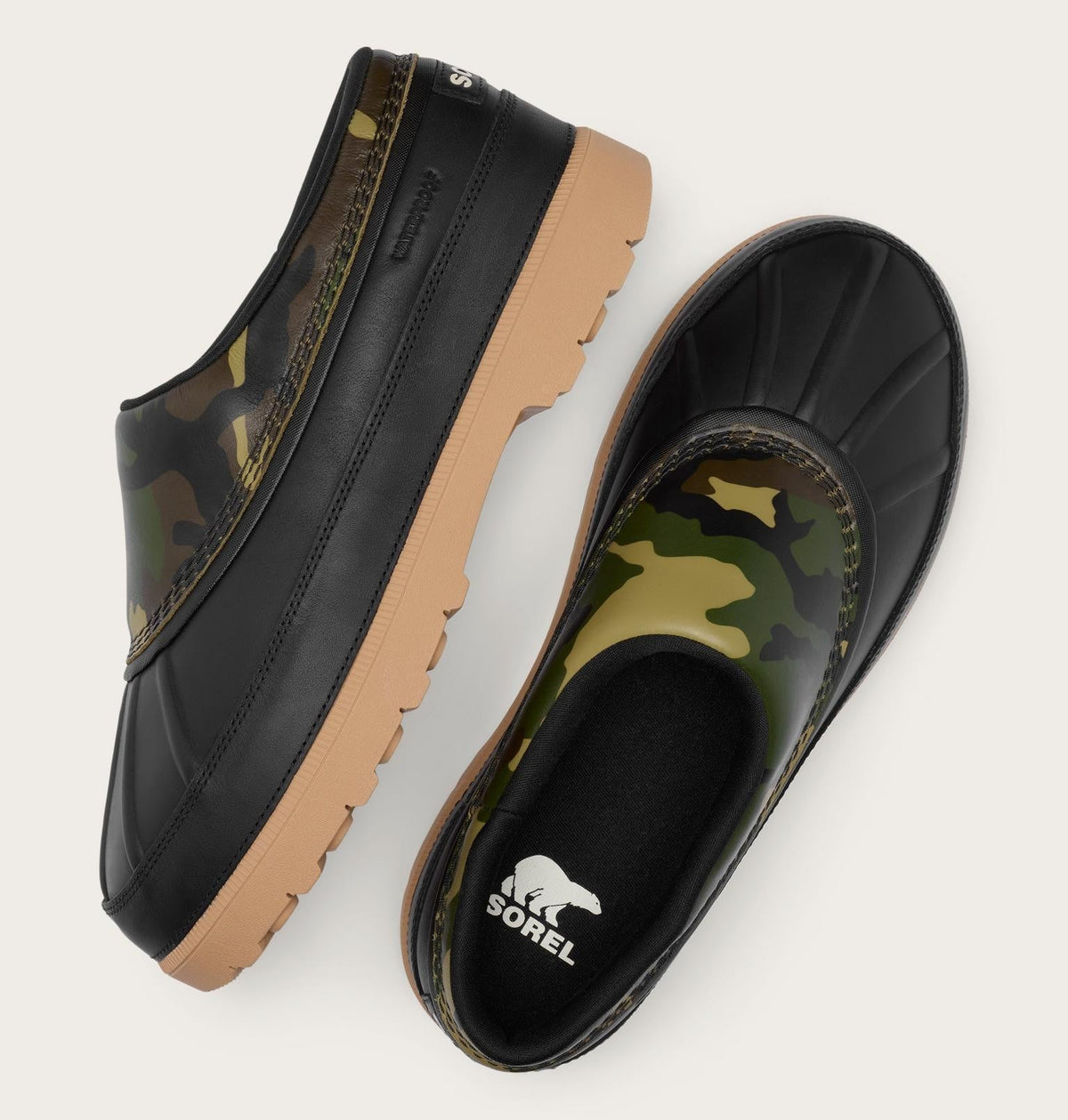 Ambler™ Waterproof Men's Clog - Black, Utility Green