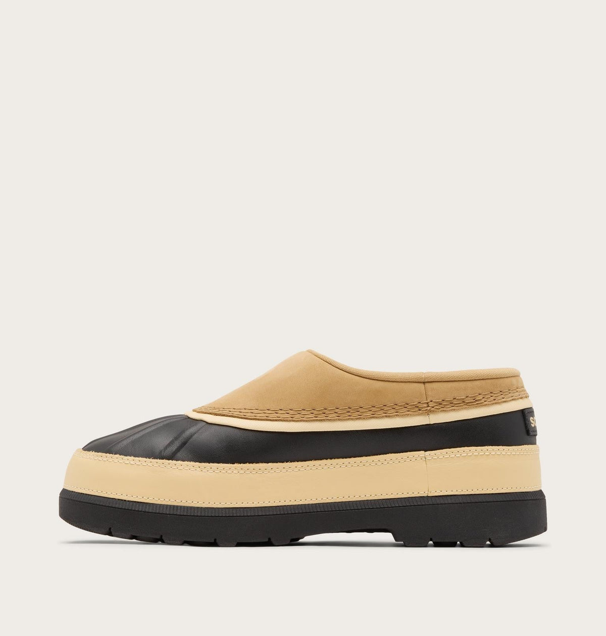Ambler™ Waterproof Men's Clog - Caribou Buff, Black