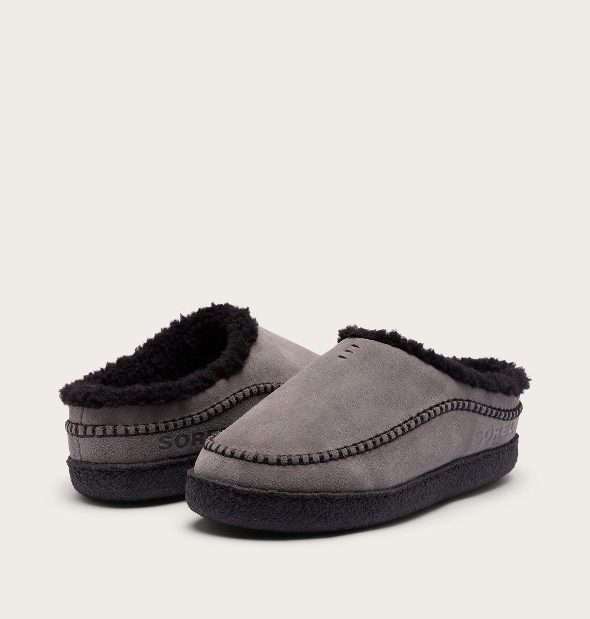 Falcon Ridge™ III Men's Slipper - Quarry, Black