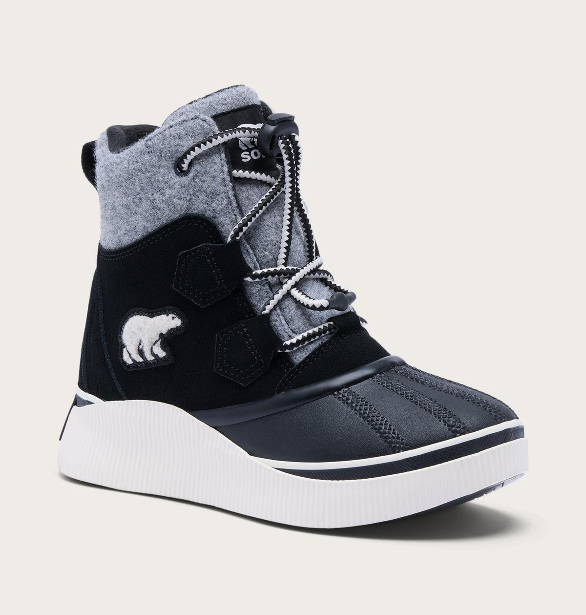 Little Kids Out N About™ IV Chillz Winter Boot - Black, Chalk