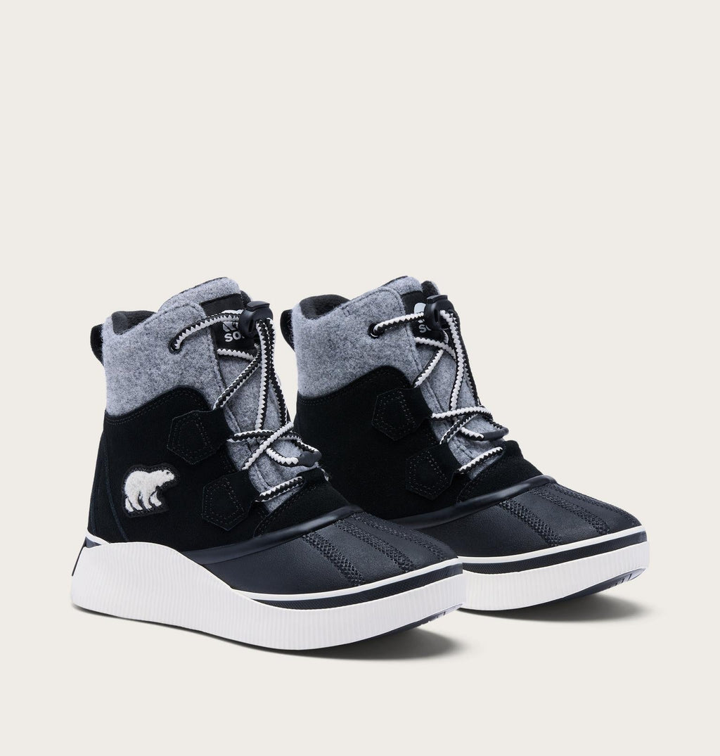 Little Kids Out N About™ IV Chillz Winter Boot - Black, Chalk