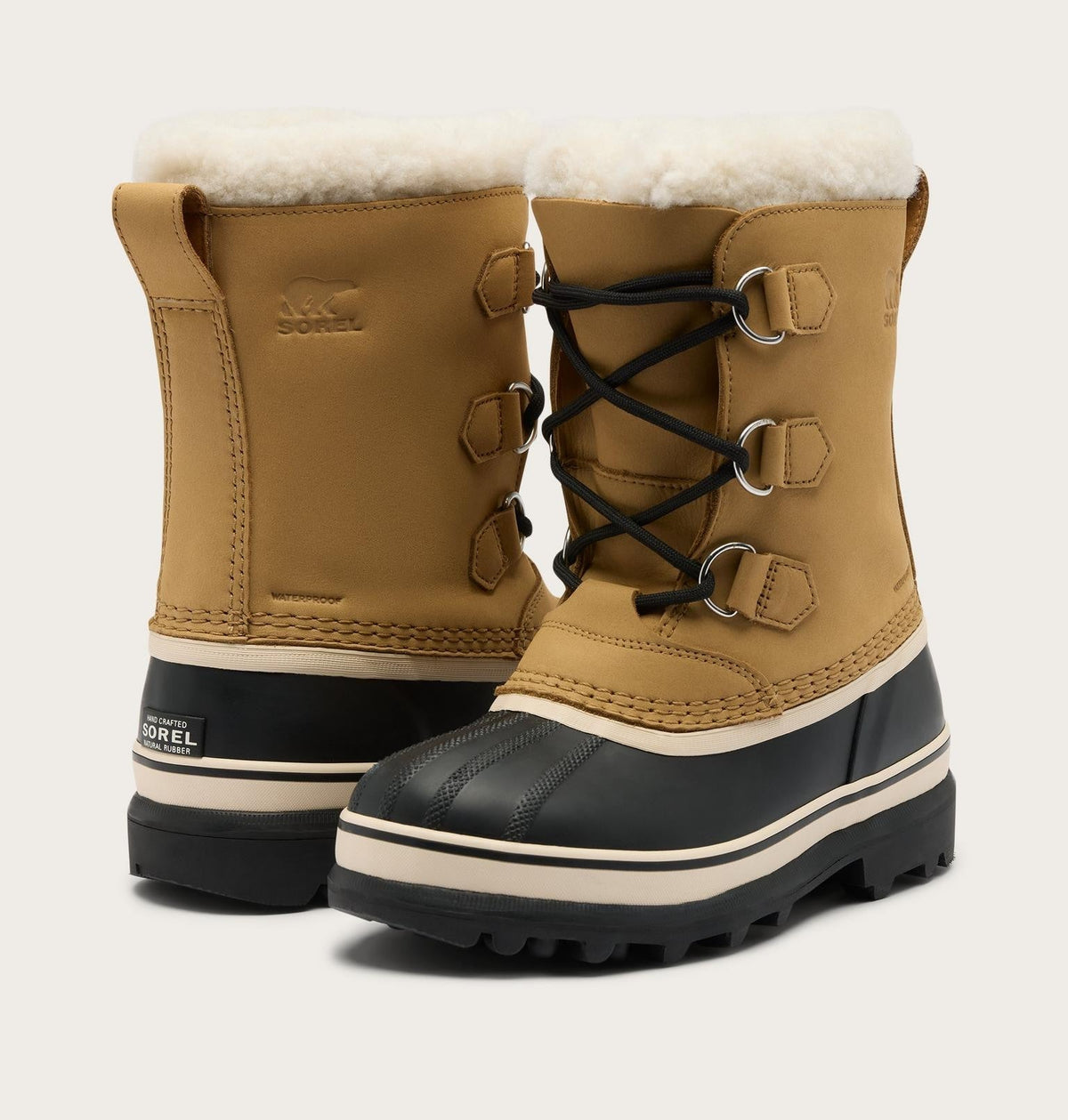 Little Kids Caribou™ Winter Boot - Caribou Buff, Black