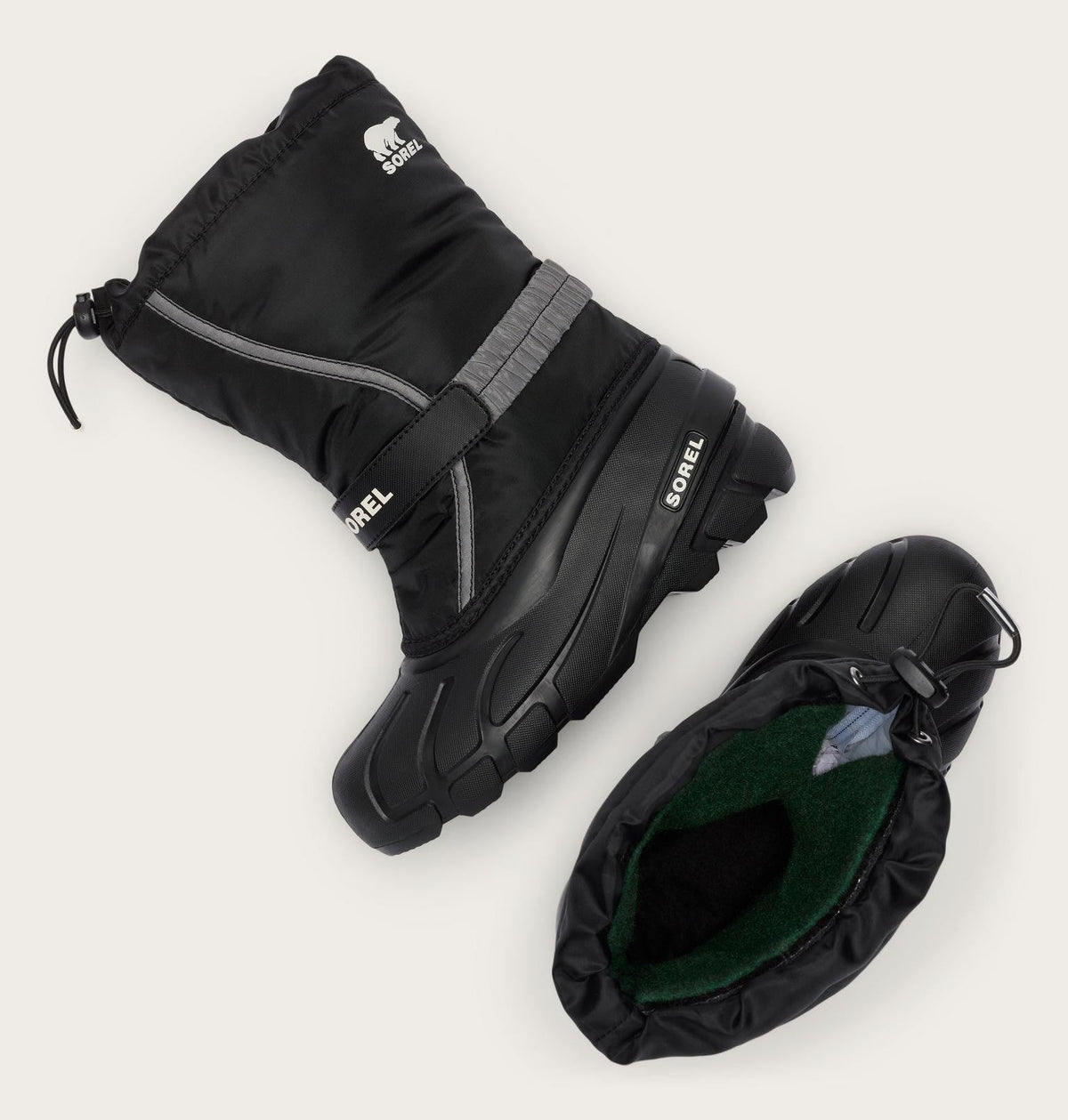 Little Kids Flurry™ Boot - Black, Sea Salt