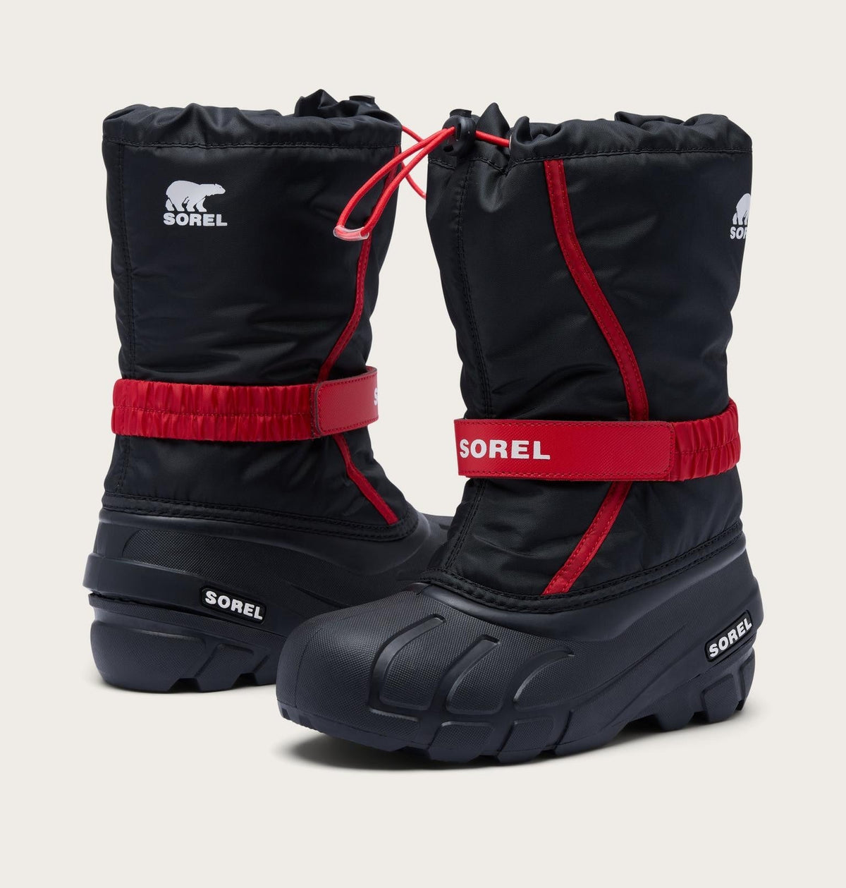 Little Kids Flurry™ Boot - Black, Bright Red