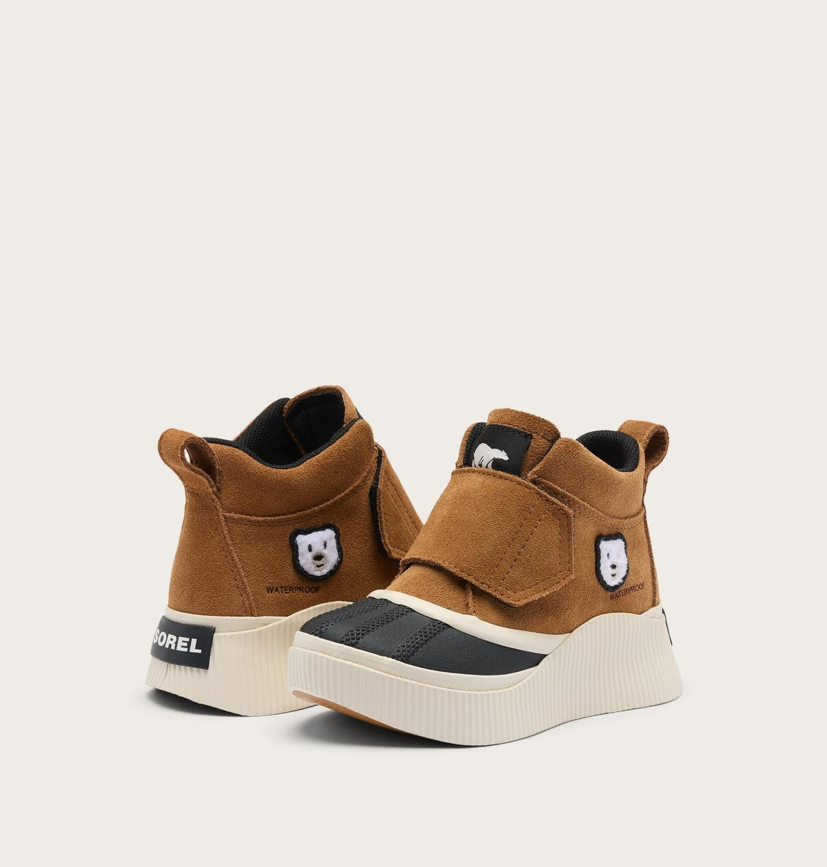 Toddler Out N About™ IV Strap Waterproof Boot - Taffy, Light Bisque