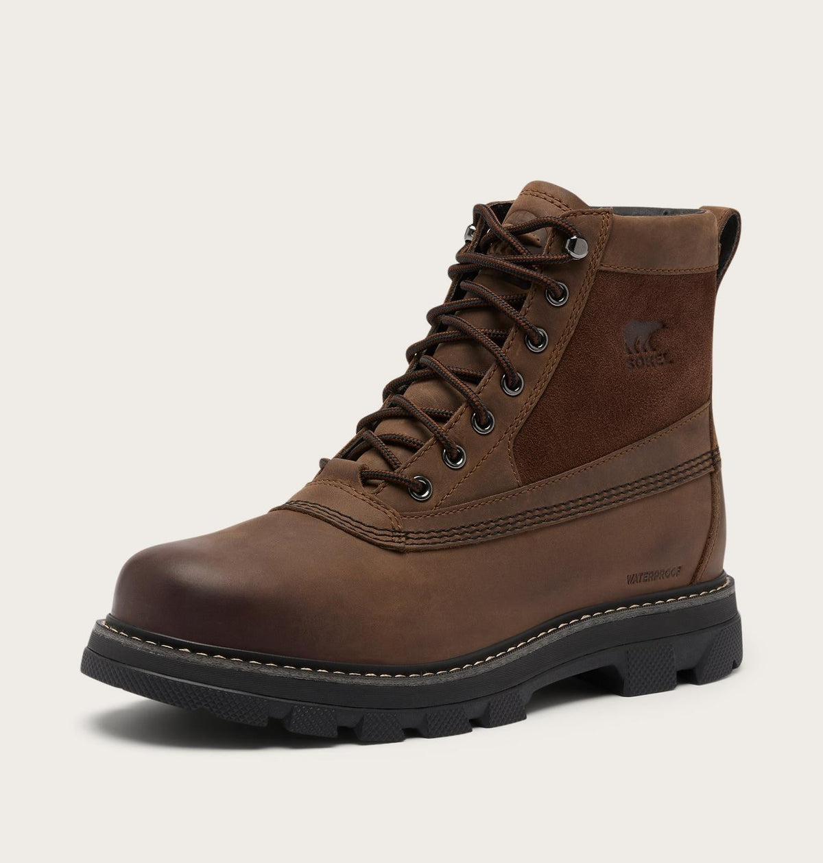 Lark-47™ Men's Waterproof Boot - Tobacco, Black