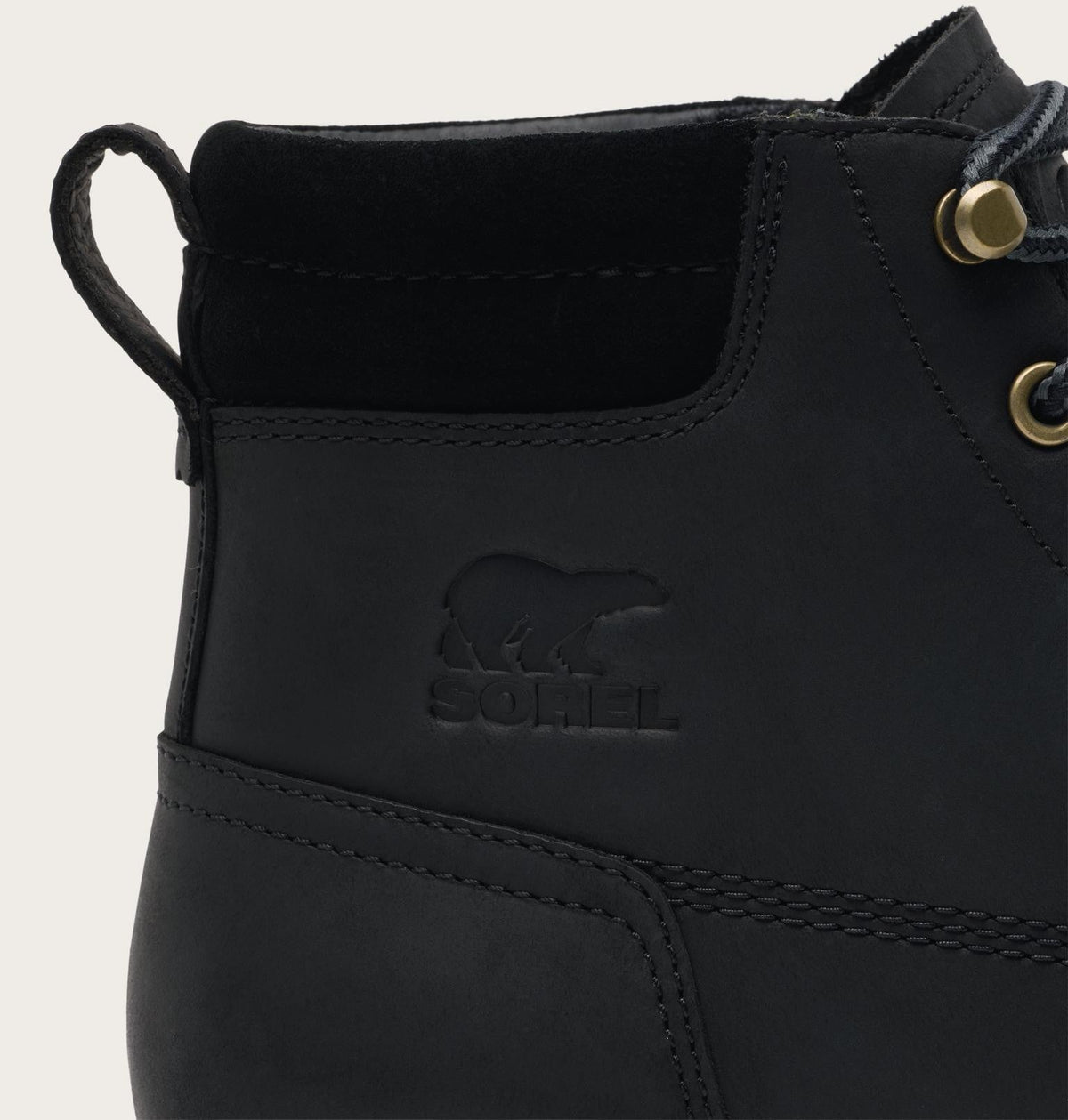 Lark-47™ Moc Toe Men's Waterproof Boot - Black, Bleached Ceramic
