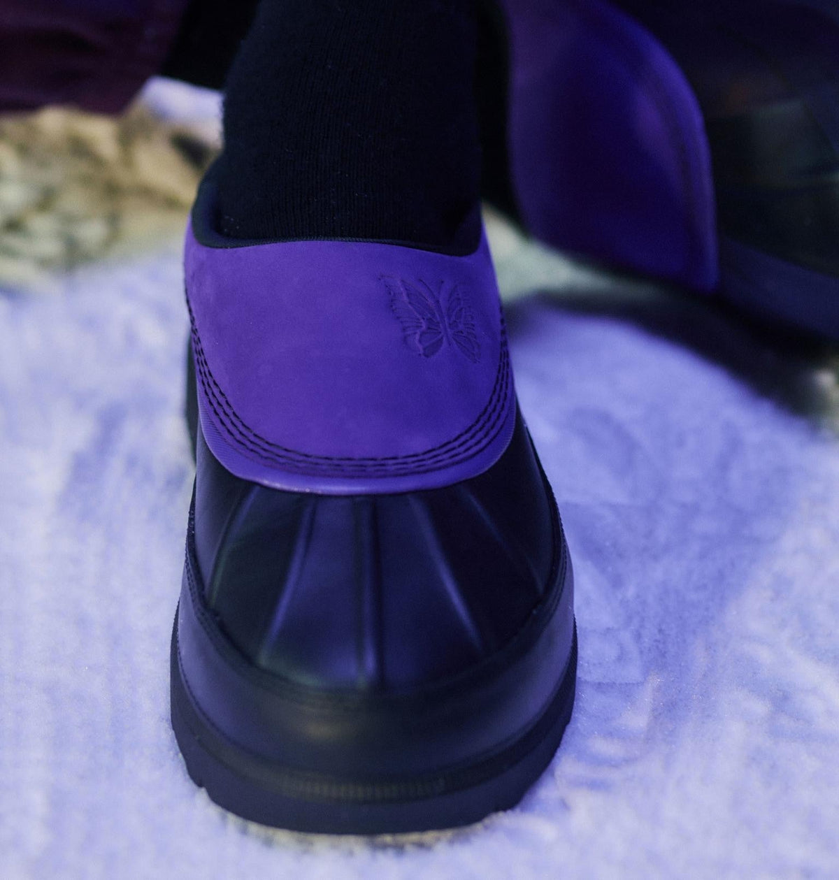 SOREL X NEEDLES Ambler Waterproof Clog - Ultra Violet, Black