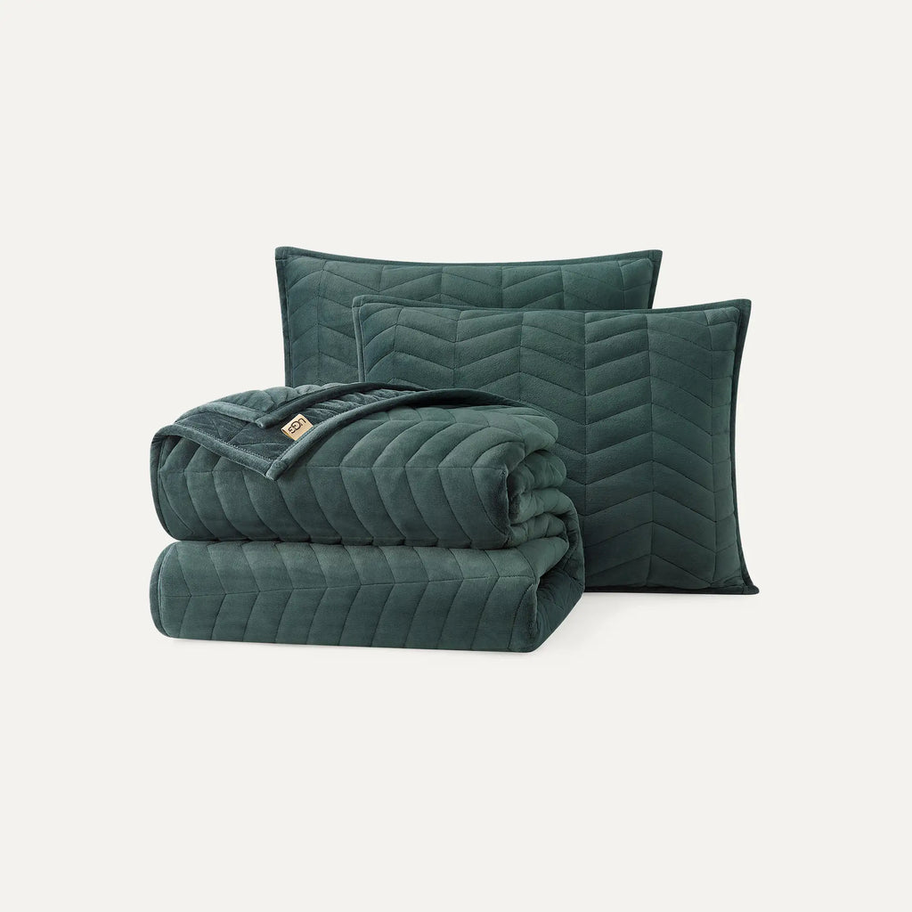 Home Coco Quilt Set King - DEEP NIGHT