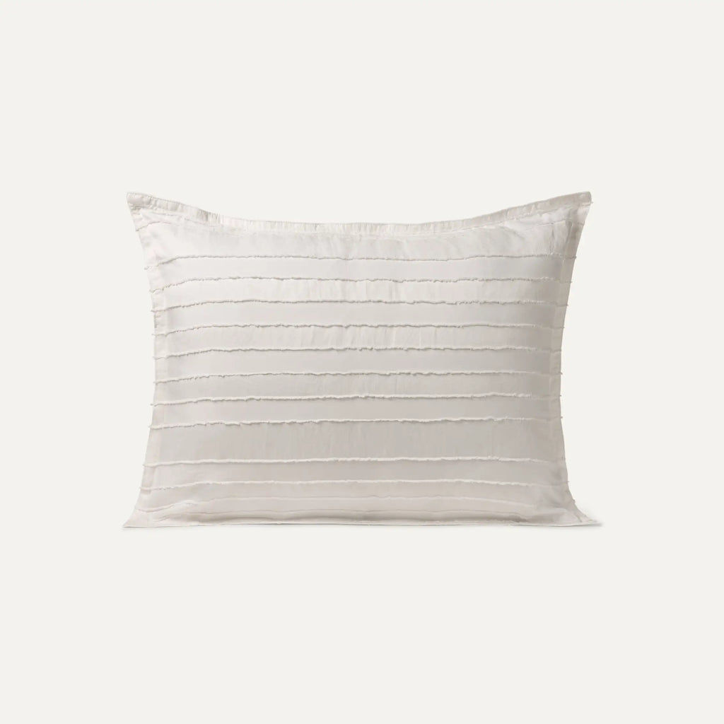 Home Devon Comforter Set Twin/TXL - BRIGHT WHITE TEXTURE STRIPE
