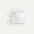 Home Devon Comforter Set Full/Queen - BRIGHT WHITE TEXTURE STRIPE