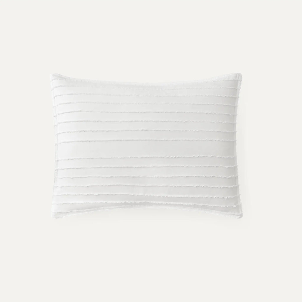 Home Devon Comforter Set King - BRIGHT WHITE TEXTURE STRIPE