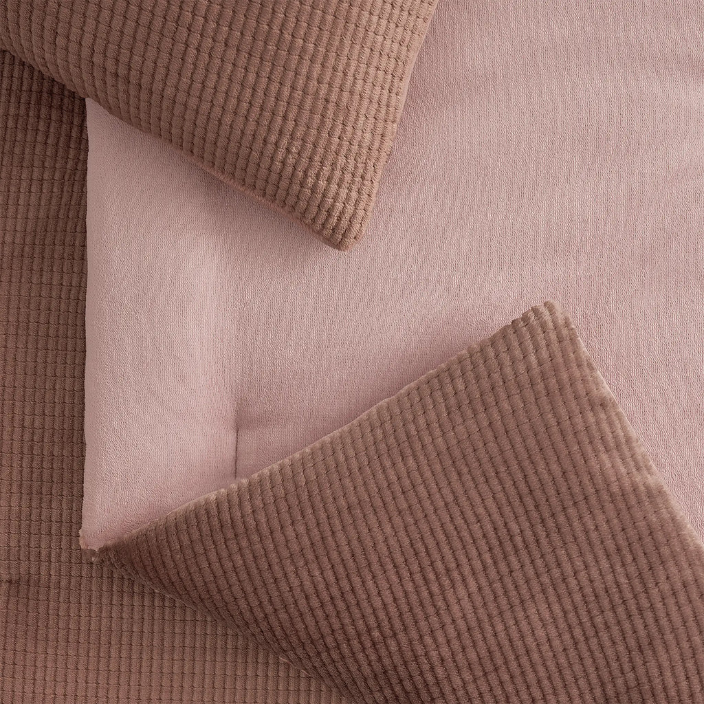 Home Brody Comforter Set King - ROSEWOOD