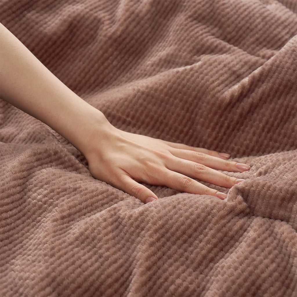 Home Brody Comforter Set King - ROSEWOOD
