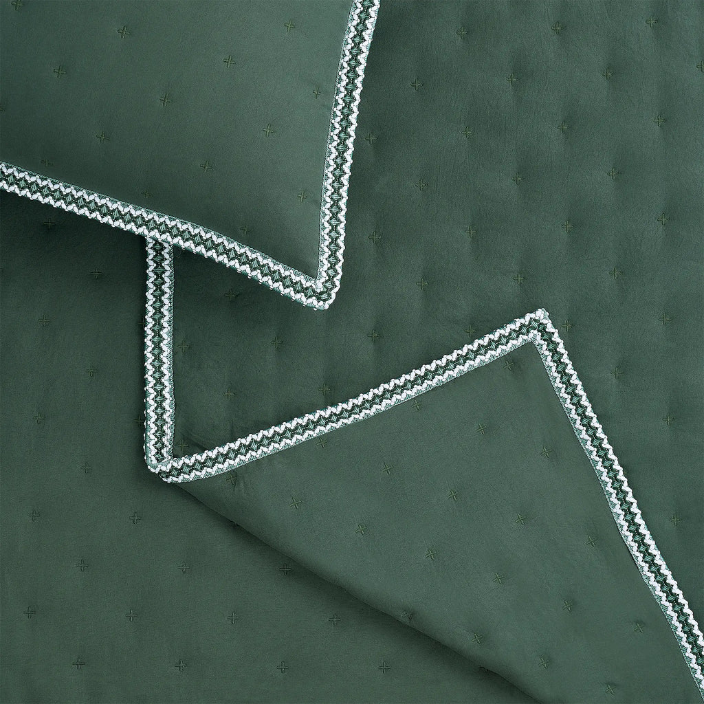 Home Devon UGGbraid Quilt Set T/TXL - ARUGULA