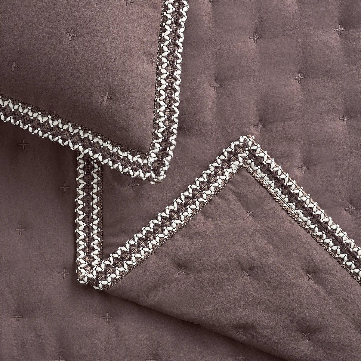 Home Devon UGGbraid Quilt Set F/Q - BURNT CEDAR