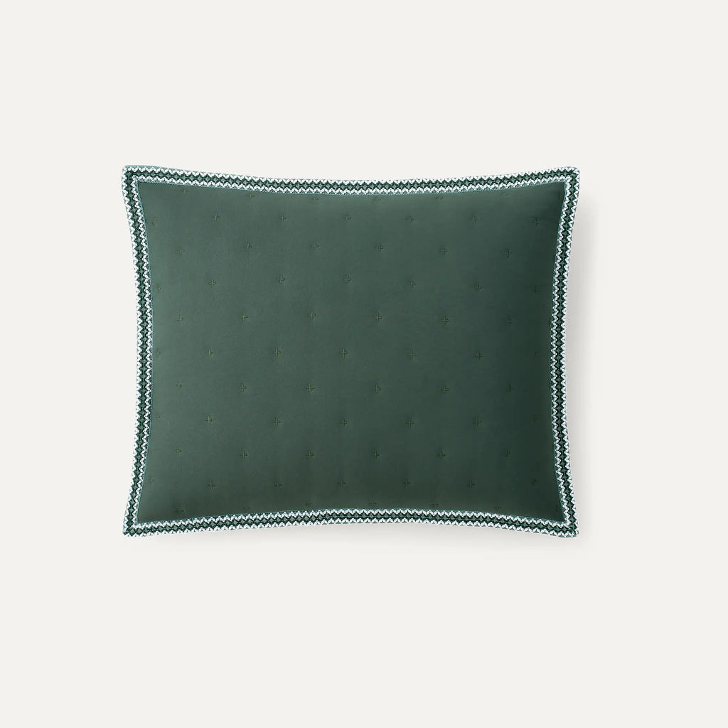 Home Devon UGGbraid Quilt Set King - ARUGULA