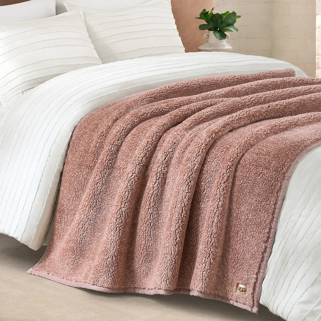 Home Classic UGGfluff Throw 50" x 70" - ROSEWOOD
