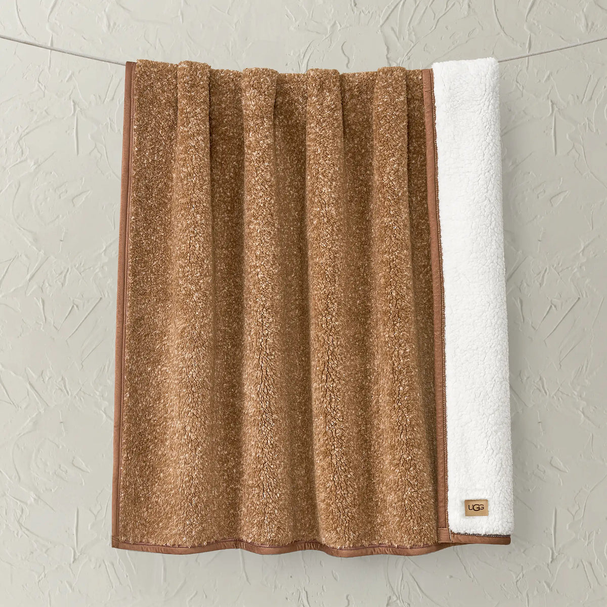Home Classic UGGfluff Throw 50" x 70" - SANDALWOOD