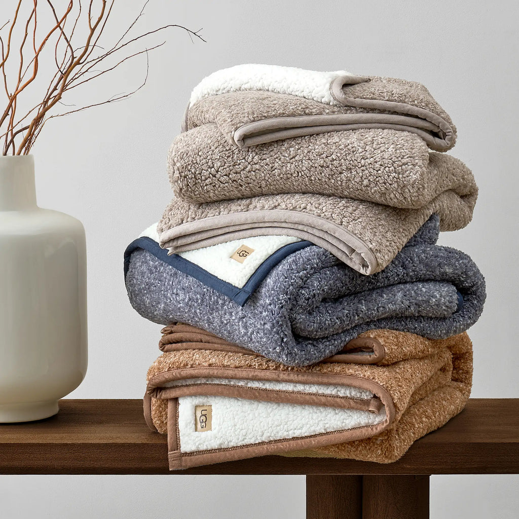 Home Classic UGGfluff Throw 50" x 70" - SANDALWOOD
